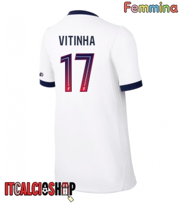 Paris Saint-Germain Vitinha #17 Seconda Maglia Femmina 2026-27 Manica Corta